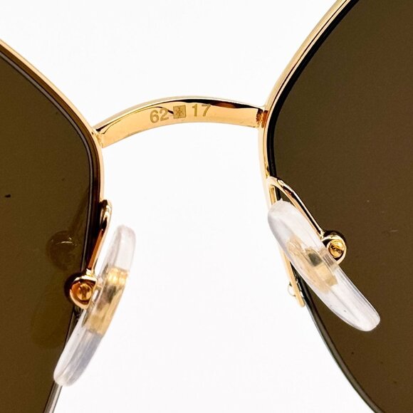 NEW CARTIER SUNGLASSES CT0332S 005 GOLD/BROWN WOMEN EYEWEAR CARTIER